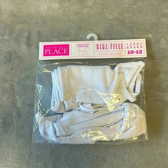 The Children's Place - NWT - pair of bralettes. Size  L (10-12) - Picture 1 of 3